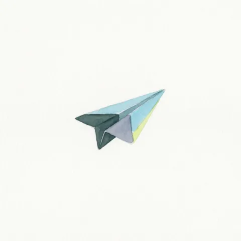 Watercolor icon for go to market strategy