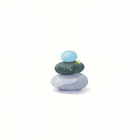 Watercolor icon for operations and execution